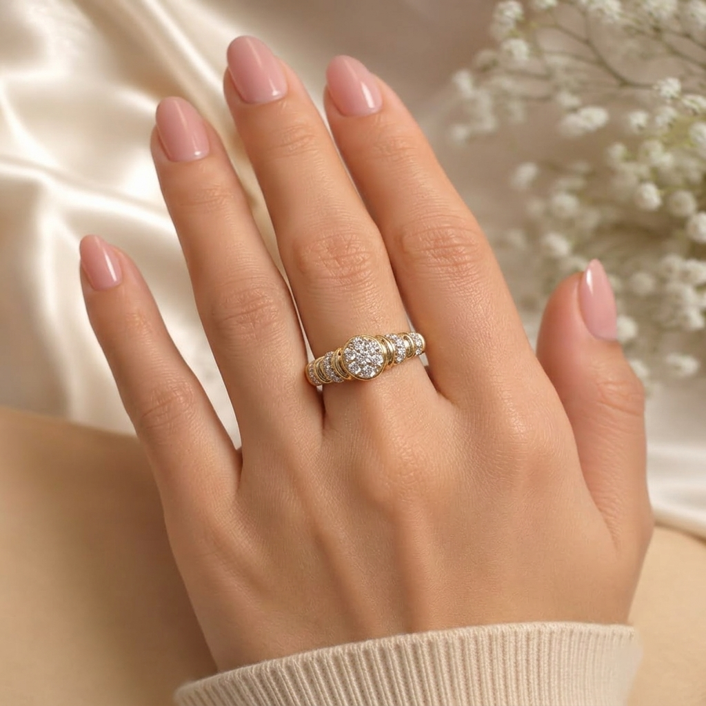 The Royal Emerald-Luxe Diamond Band