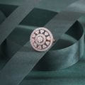 Radiant Circular Diamond Cocktail Ring